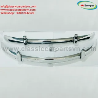 VW Beetle European style (1955-1972) bumpers by stainless steel new