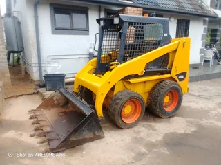 JCB 1 cx and Cat 226 skid steer loader for sale as a package