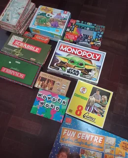 Board games , puzzles .....