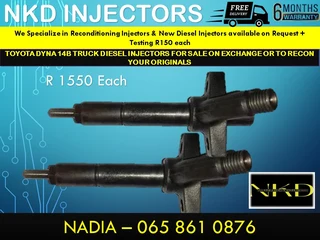 Toyota Dyna 14b Diesel Inejctors For Sale On Exchange