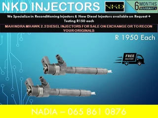 Mahindra Mhawk Diesel Injectors For Sale On Exchange Or To Recon
