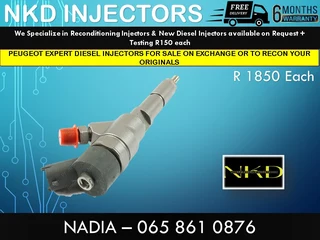 Peugoet Expert Diesel Injectors For Sale On Exchange Or To Recon