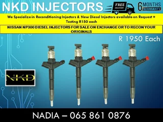 Nissan Np300 Diesel Injectors For Sale On Exchange Or To Recon With Warranty