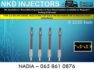 Tata 2.2 Diesel Injectors For Sale On Exchange Or To Recon