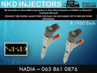 Peugoet 206 1.4l Hdi Diesel Injectors For Sale On Exchange