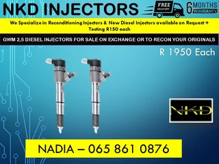 Gwm 2.5l Diesel Injectors For Sale On Exchange Or To Recon