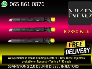 Ssangyog Diesel Injectors For Sale On Exchange Or Recon