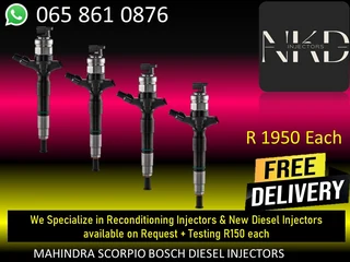 Mahindra Scorpio Diesel Injectors For Sale We Recon Or Exchange
