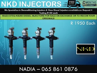 Isuzu Dtec Kb250 Diesel Injectors For Sale On Exchange Or To Recon