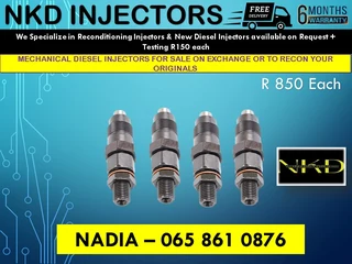 MECHANICALS DIESEL INJECTORS FOR SALE ON EXCHANGE OR TO RECON