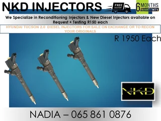 Hyundai Tucson 2l Diesel Injectors For Sale Or To Recon