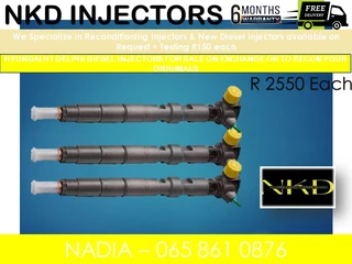 Hyundai H1 (delphi) Diesel Injectors For Sale On Exchange With 6 Months Warranty