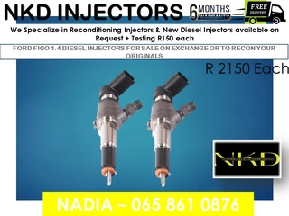 Ford Figo 1.4 Diesel Injectors For Sale On Exchange With 6 Months Warranty