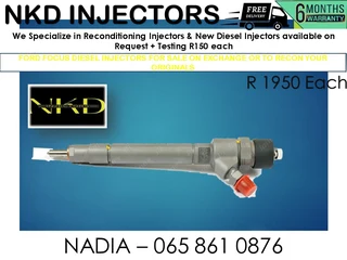 Ford Focus Diesel Injectors For Sale Or To Recon