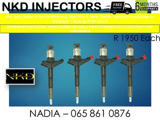 Nissan Np 300 Diesel Injectors For Sale On Exchange Or To Recon With Warranty