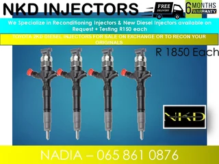 Toyota 2kd Diesel Injectors For Sale On Exchange With 6 Months Warranty