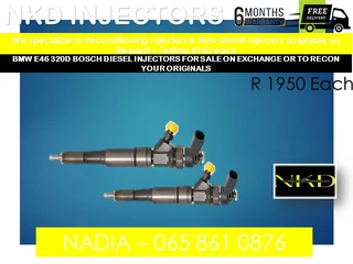 Bmw E46 320d Diesel Injectors For Sale On Exchaneg Or To Recon With Warranty
