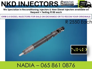 Gwm 2.0 Diesel Inejctors For Sale On Exchange Or To Recon