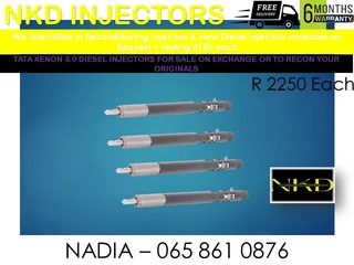 Tata Xenon 3l Diesel Injectors For Sale On Exchange Or To Recon With Warranty