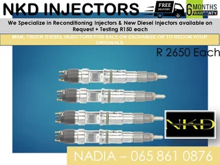 Man Truck Diesel Injectors For Sale Or To Recon