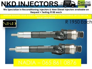 Nissan Navara Yd25 Diesel Injcetos For Sale On Exchange Or To Recon With Warranty