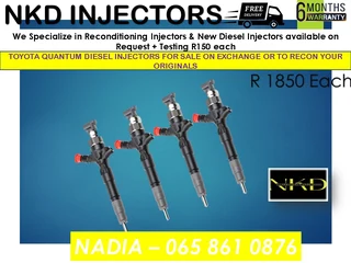 Toyota Quantum Diesel Injectors For Sale On Exchange With 6 Months Warranty