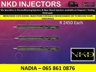Mercedes C270 Diesel Injectors For Sale Or To Recon