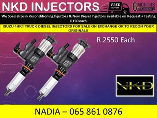 Isuzu 4hk1 Diesel Injectors For Sale On Exchange With 6 Months Warranty