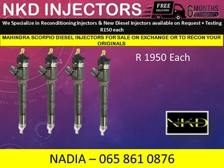 Mahindra Scorpio Diesel Injectors For Sale On Exchange Or To Recon