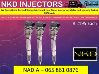 Audi 1.6 Diesel Injectors For Sale Or To Recon