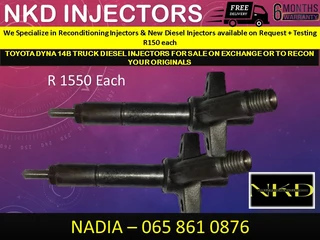 Toyota Dyna 14b Diesel Injectors For Sale On Exchange
