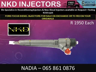Ford Focus Dieselinjectors For Sale Or To Recon