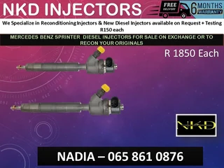 Mercedes Benz Sprinter  Diesel Injectors For Sale On Exchange With 6 Months Warranty
