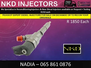 Prugeot Expert Diesel Injectors For Sale On Exchange Or To Recon