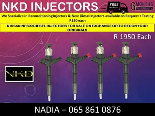 Nissan Np300 Diesel Injectors For Sale On Exchange Or To Recon With Warranty