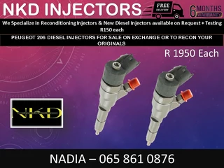 Peugeot 206 1.4l Hdi Diesel Injectors For Sale On Exchange