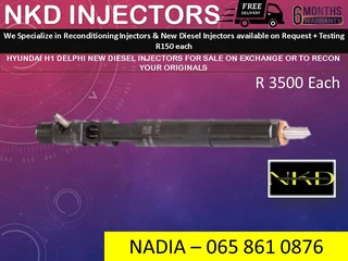 Hyundai H1 Delphi New Diesel Injectors For Sale On Exchange With Warranty