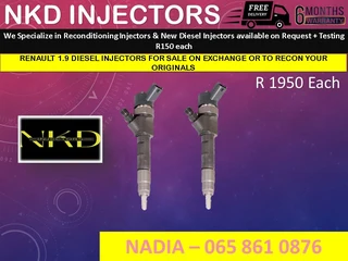 Renault 1.9 Diesel Injectors For Sale On Exchange Or To Recon