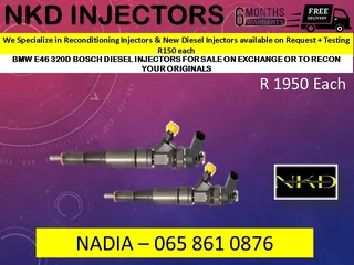 Bmw E46 320d Diesel Injectors For Sale On Exchange Or To Recon With Warranty