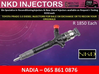 3.0 Diesel Injectors For Sale Or To Recon