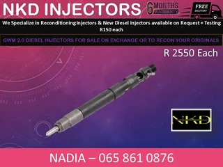 Gwm 2.0 Diesel Injectors For Sale On Exchange Or To Recon
