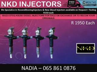Isuzu Dtec Kb250 Dieselinjectors For Sale On Exchange With Warranty