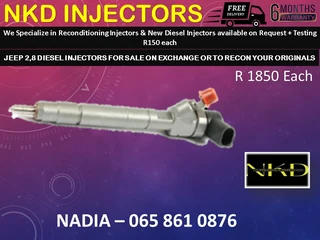 Jeep 2.8 Diesel Injectors For Sale On Exchange Or To Recon