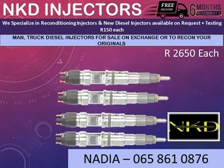 Man Truck Diesel Injectors For Sale Or To Recon
