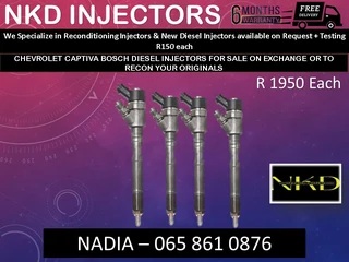 CHEVROLET CAPTIVA DIESEL INJECTORS FOR SALE ON EXCHANGE