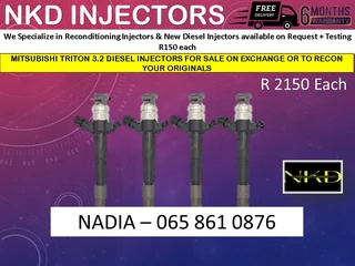 Mitsubishi Triton 3.2 Diesel Injectors For Sale On Exchange Or To Recon