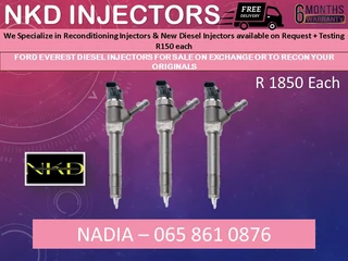 Ford Everest Diesel Injectors For Sale On Exchaneg Or To Recon