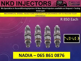 Mechanicals Diesel Injectors For Sale With 6 Months Warranty