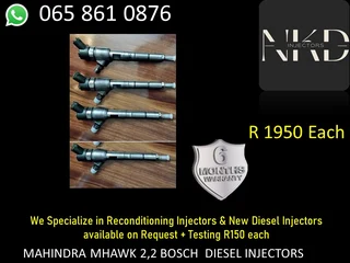 Mahindra Mhawk Diesel Injectors For Sale On Exchange Or Recon