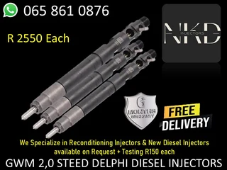 Gwm Steed 2.0 Diesel Injectors For Sale On Exchange Or Recon